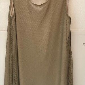 Alfani Metallic champagne Shirt
